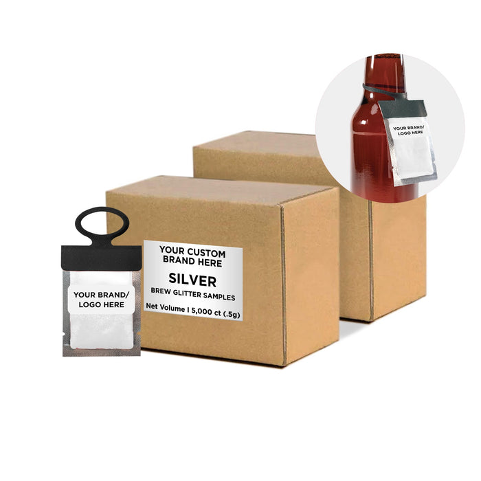 Silver Brew Glitter® Necker | Private Label-Brew Glitter®