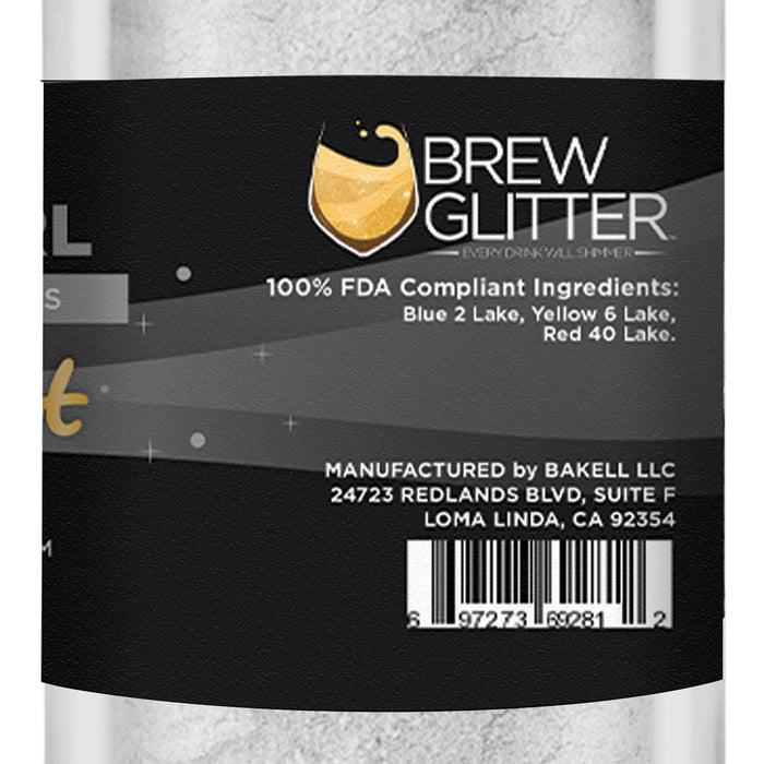 Silver Pearl Edible Pearlized Brew Dust | Bulk Sizes-Brew Glitter®