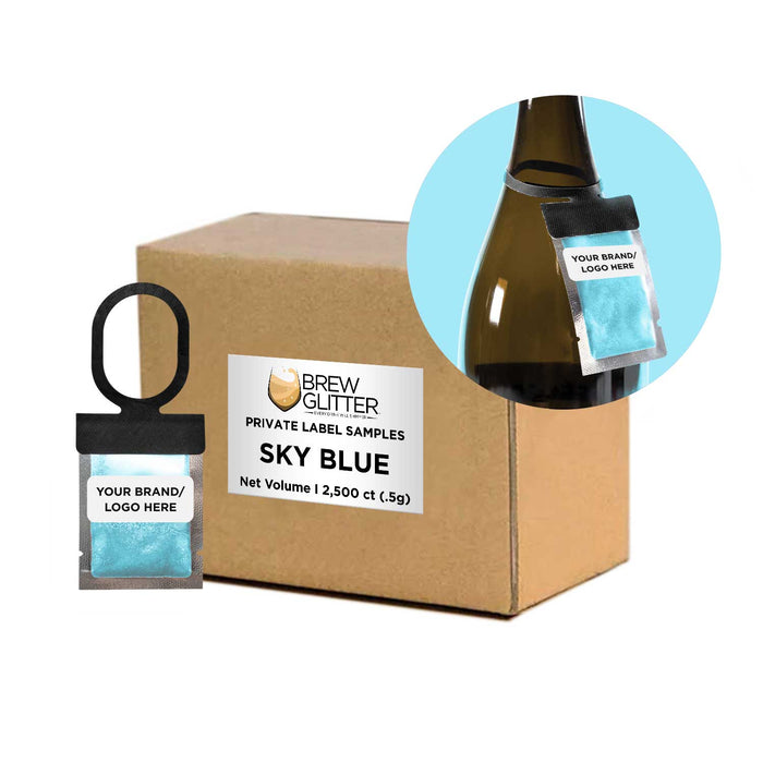 Sky Blue Brew Glitter® Necker | Private Label-Brew Glitter®