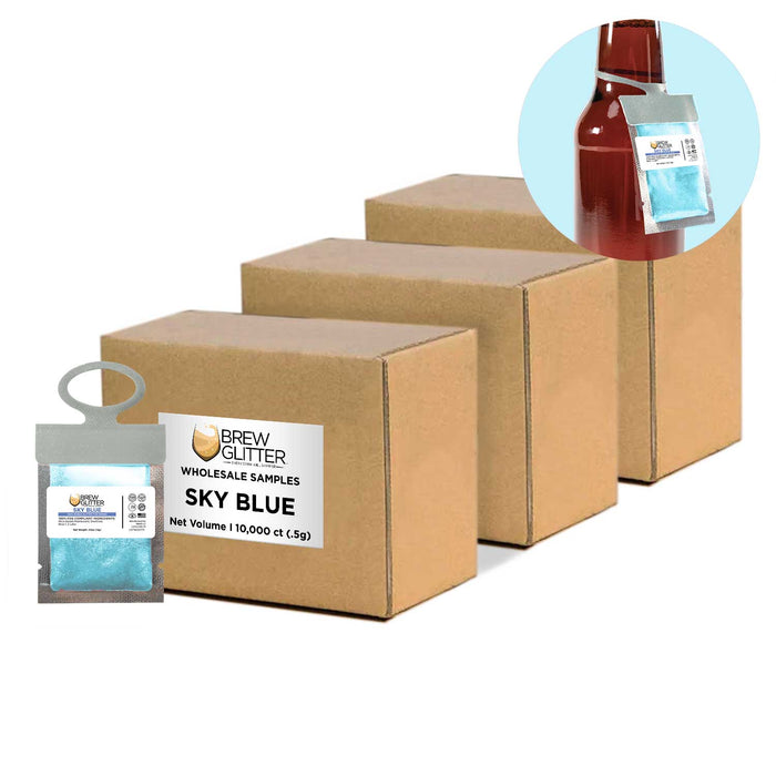 Sky Blue Brew Glitter® Necker | Wholesale-Brew Glitter®
