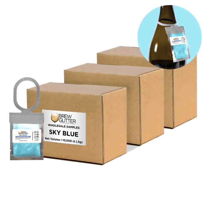 Sky Blue Brew Glitter® Necker | Wholesale-Brew Glitter®