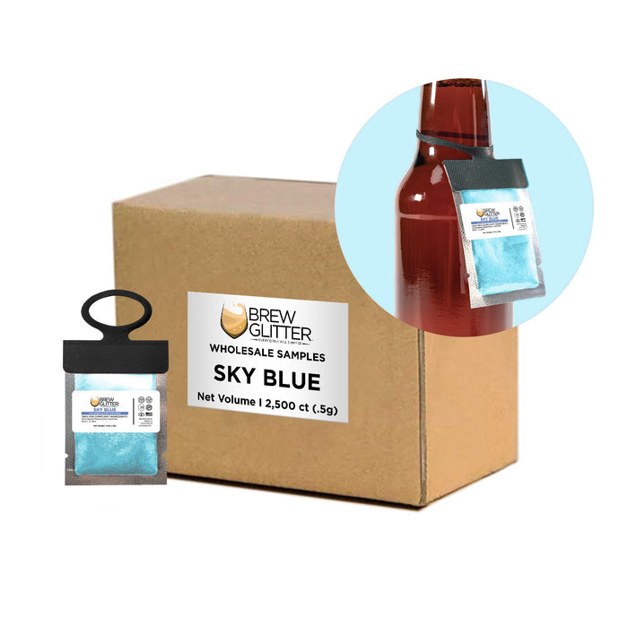 Sky Blue Brew Glitter® Necker | Wholesale-Brew Glitter®