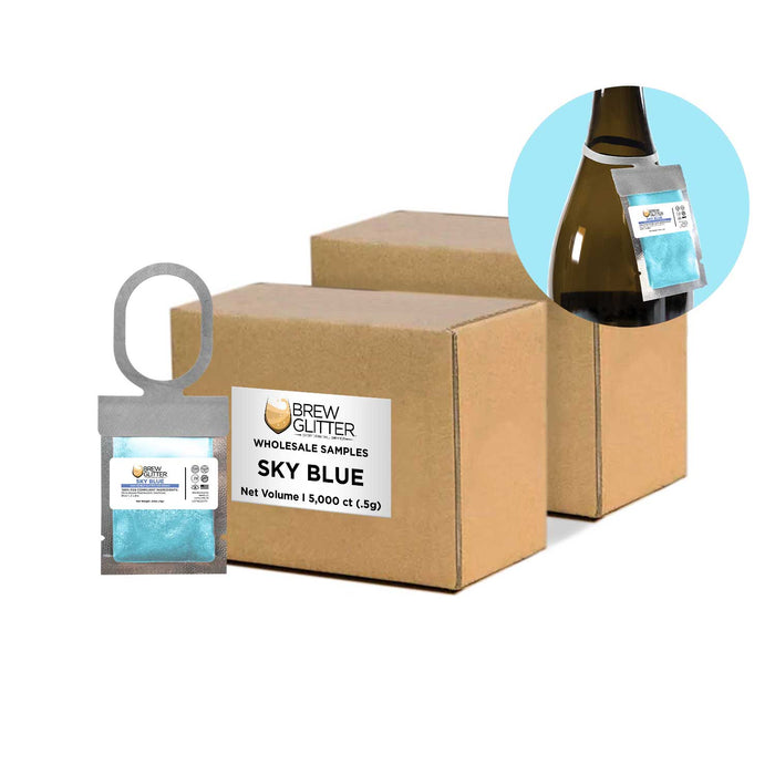 Sky Blue Brew Glitter® Necker | Wholesale-Brew Glitter®