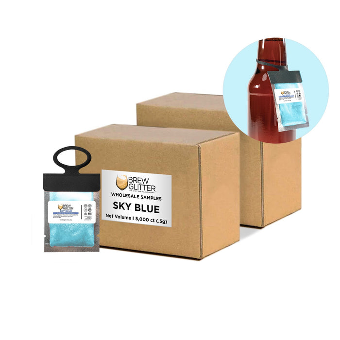 Sky Blue Brew Glitter® Necker | Wholesale-Brew Glitter®
