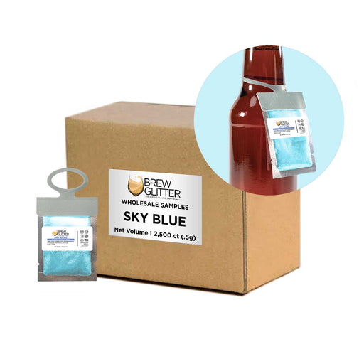 Sky Blue Brew Glitter® Necker | Wholesale-Brew Glitter®