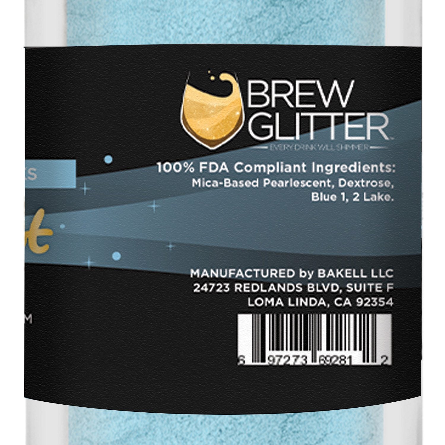 Soft Blue Edible Brew Dust | Bulk Sizes-Brew Glitter®