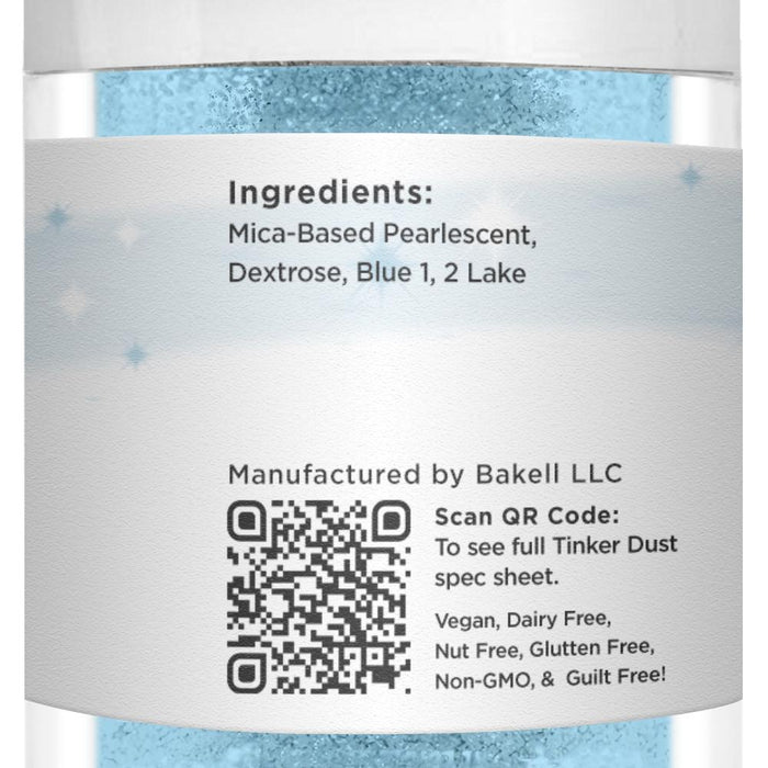 Soft Blue Tinker Dust Food Grade Edible Glitter | Bulk Sizes-Brew Glitter®