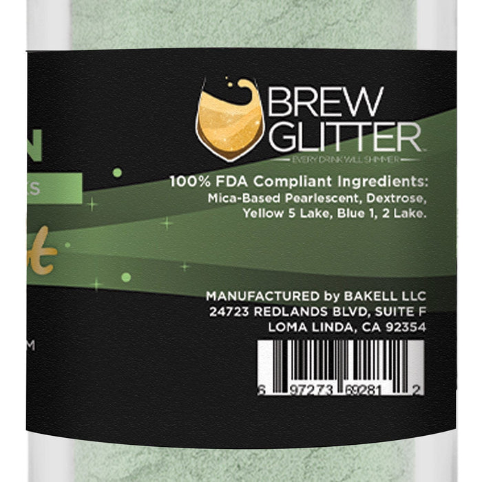 Soft Green Edible Brew Dust | Bulk Sizes-Brew Glitter®