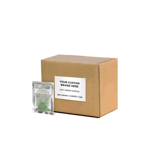 Soft Green Tinker Dust Sample Packs by the Case | Private Label-Brew Glitter®