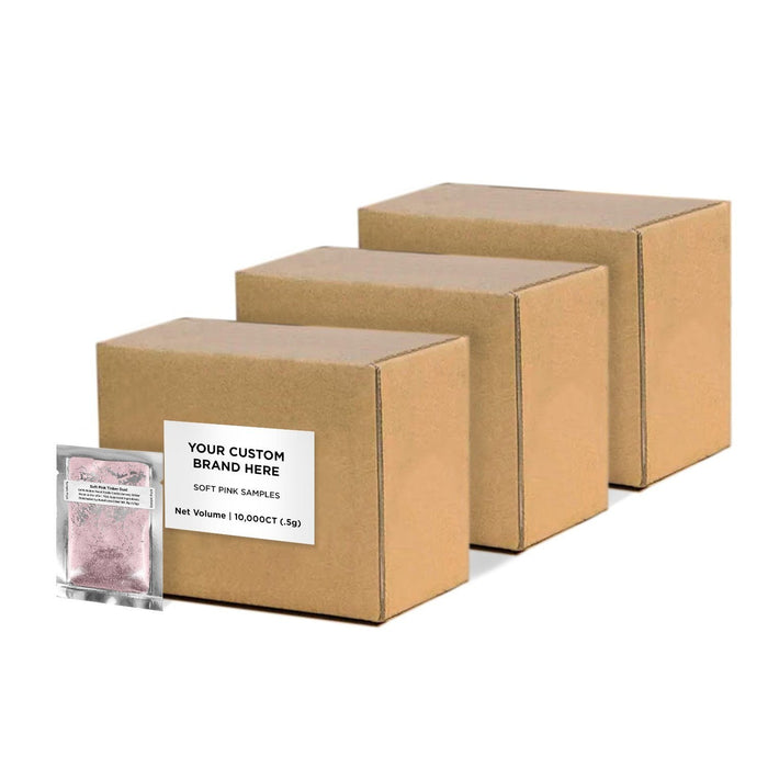 Soft Pink Tinker Dust Sample Packs by the Case | Private Label-Brew Glitter®