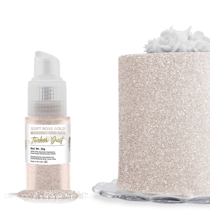 Soft Rose Gold Tinker Dust Spray Pump by the Case | Private Label-Brew Glitter®