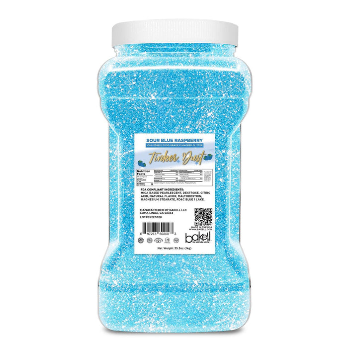 Sour Blue Raspberry Flavored Tinker Dust | Bulk-Brew Glitter®
