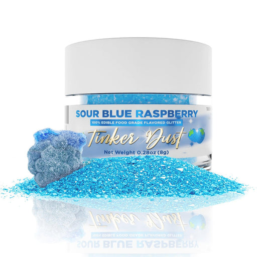 Sour Blue Raspberry Flavored Tinker Dust | Food Grade Glitter-Brew Glitter®