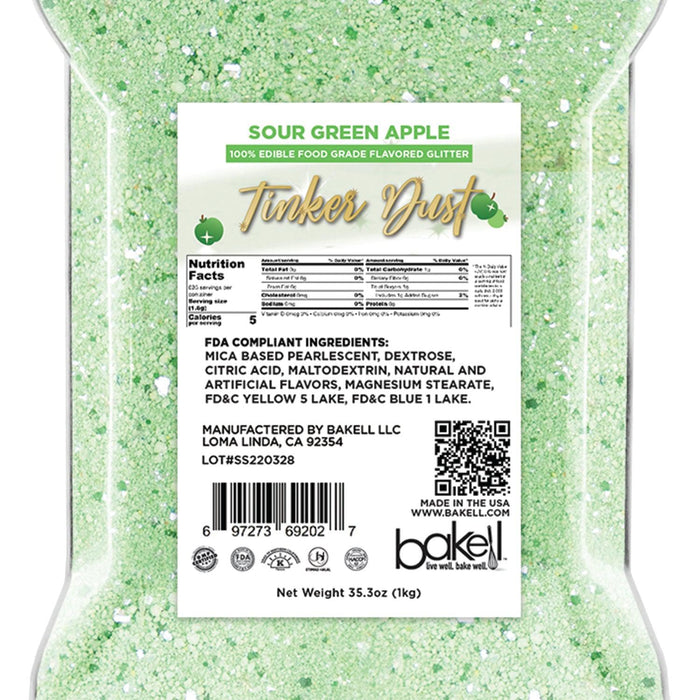 Sour Green Apple Flavored Tinker Dust | Bulk-Brew Glitter®