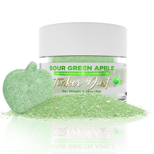 Sour Green Apple Flavored Tinker Dust | Food Grade Glitter-Brew Glitter®