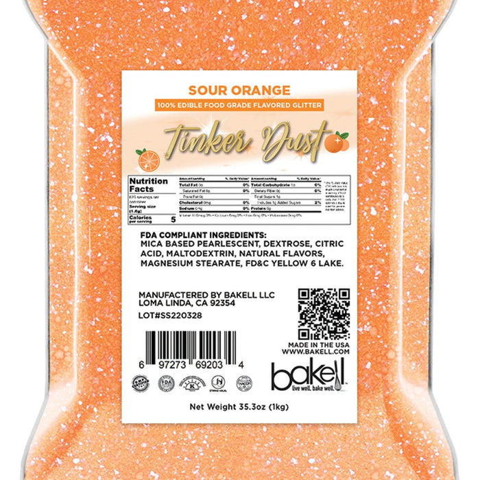 Sour Orange Flavored Tinker Dust | Bulk-Brew Glitter®