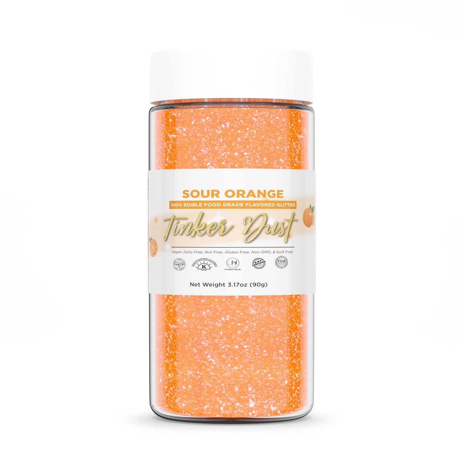 Sour Orange Flavored Tinker Dust | Food Grade Glitter-Brew Glitter®