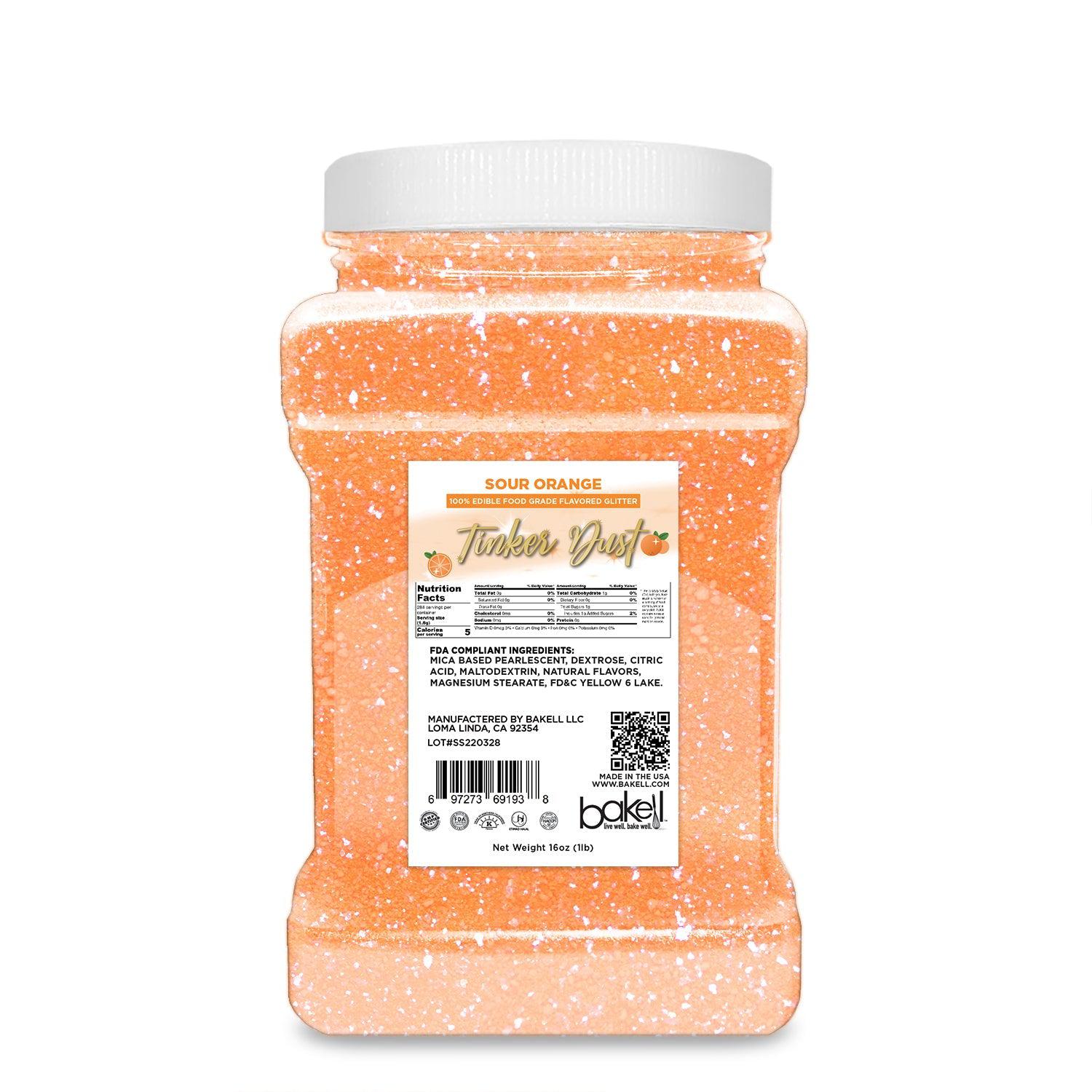 Sour Orange Flavored Tinker Dust | Food Grade Glitter-Brew Glitter®