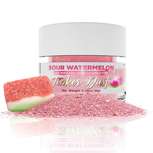 Sour Watermelon Flavored Tinker Dust | Food Grade Glitter-Brew Glitter®