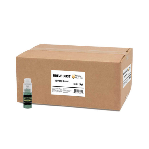 Spruce Green Brew Dust by the Case | 4g Spray Pump-Brew Glitter®