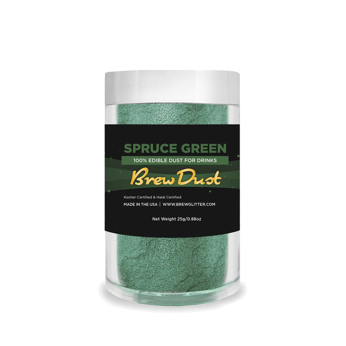 Spruce Green Edible Pearlized Brew Dust | Bulk Sizes-Brew Glitter®