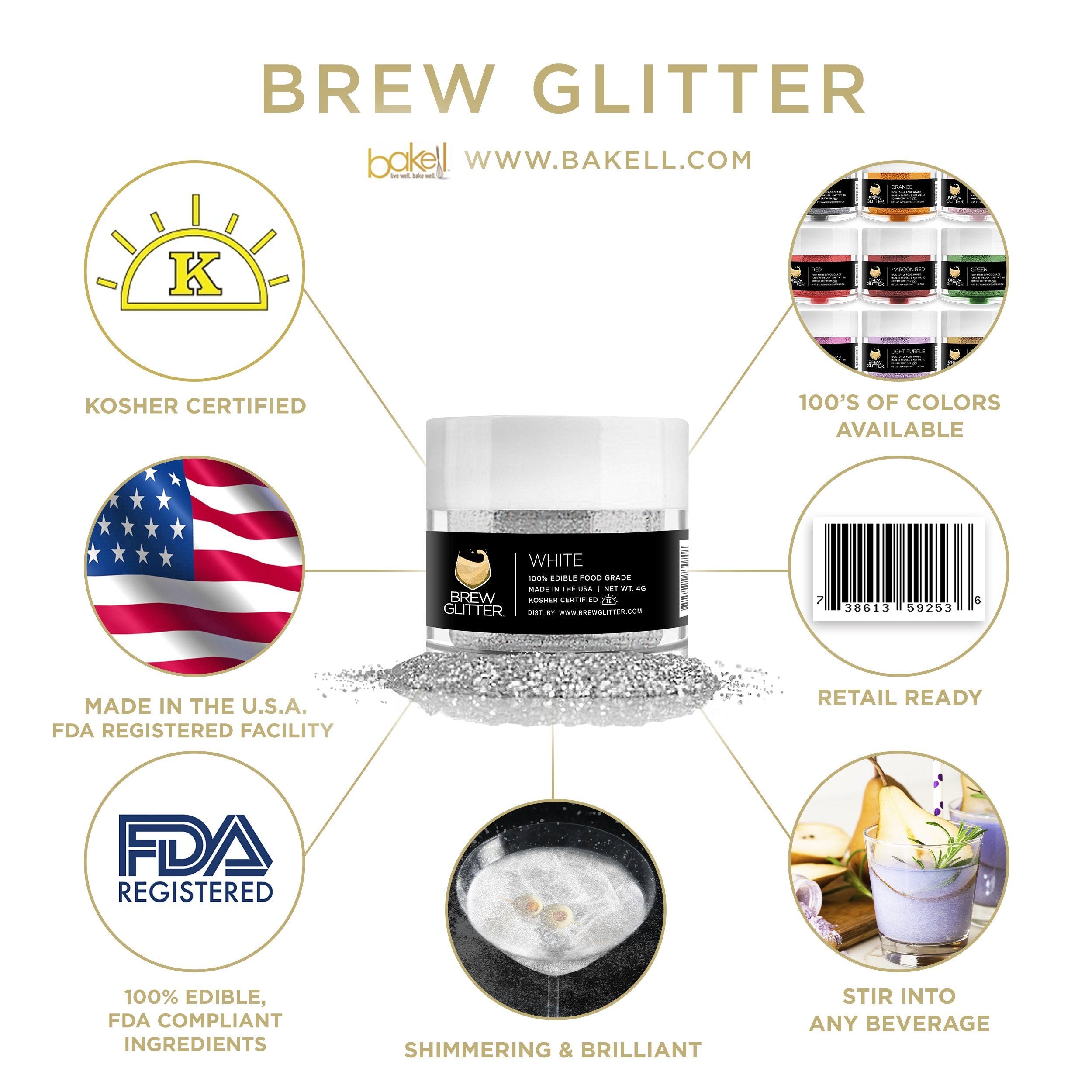 St. Patty's Day Pot O' Gold Collection Brew Glitter Combo Pack A (12 PC SET)-Brew Glitter®