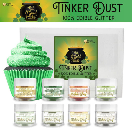 St. Patty's Day Pot O' Gold Collection Tinker Dust Combo Pack A (8 PC SET)-Brew Glitter®