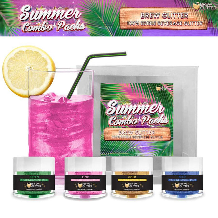 Summer Brew Glitter Combo Pack Collection B (4 PC Set)-Brew Glitter®