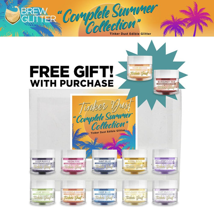 Summer Complete Tinker Dust Edible Glitter Combo Pack (12 PC)-Brew Glitter®