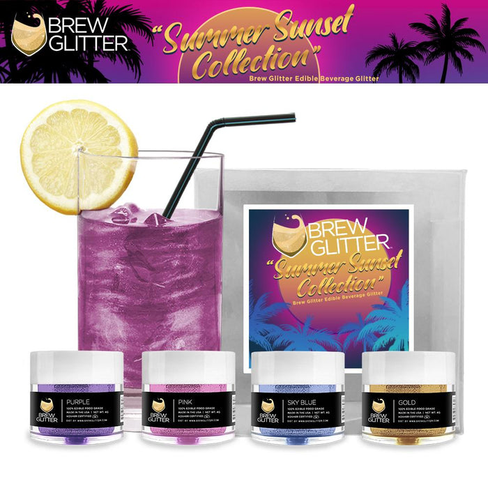 Summer Sunset Brew Glitter Combo Pack (4 PC)-Brew Glitter®