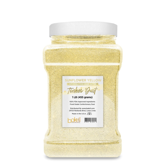 Sunflower Yellow Tinker Dust Food Grade Edible Glitter | Bulk Sizes-Brew Glitter®