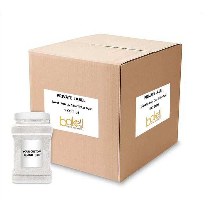 Sweet Birthday Cake Flavored Tinker Dust | Private Label-Brew Glitter®
