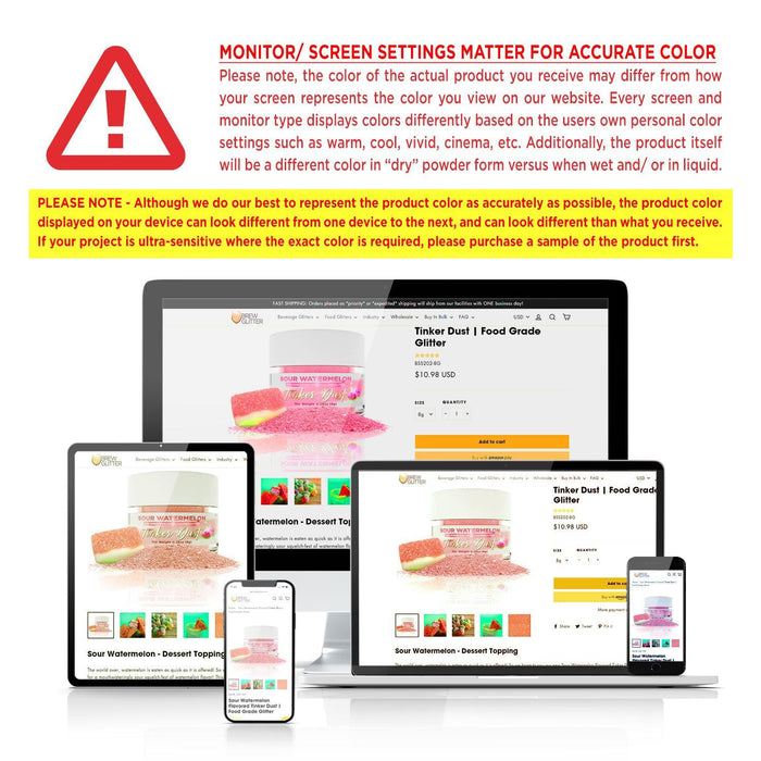 Sweet Birthday Cake Flavored Tinker Dust Wholesale-Brew Glitter®