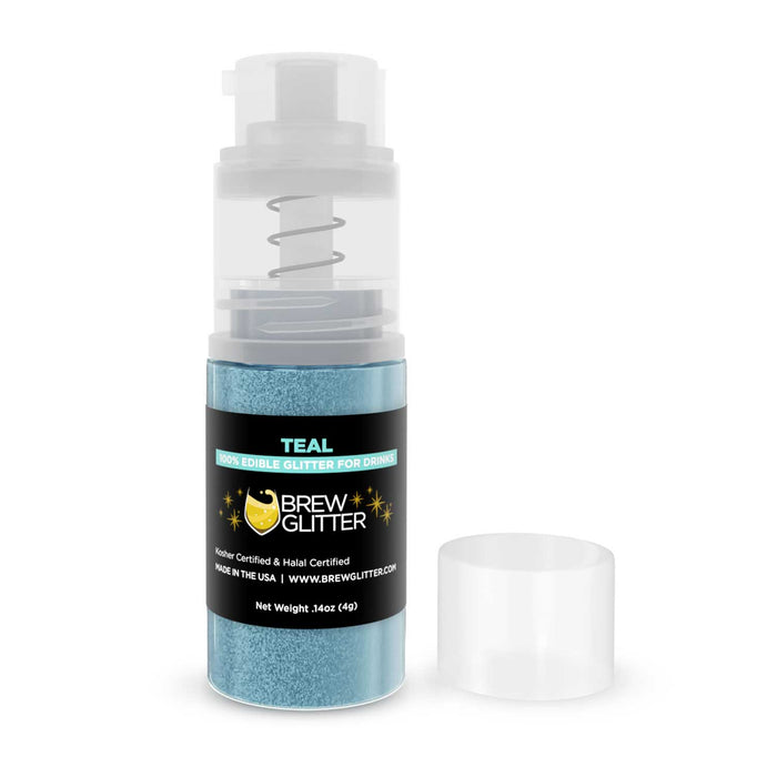 Teal Brew Glitter | Mini Pump Wholesale by the Case-Brew Glitter®