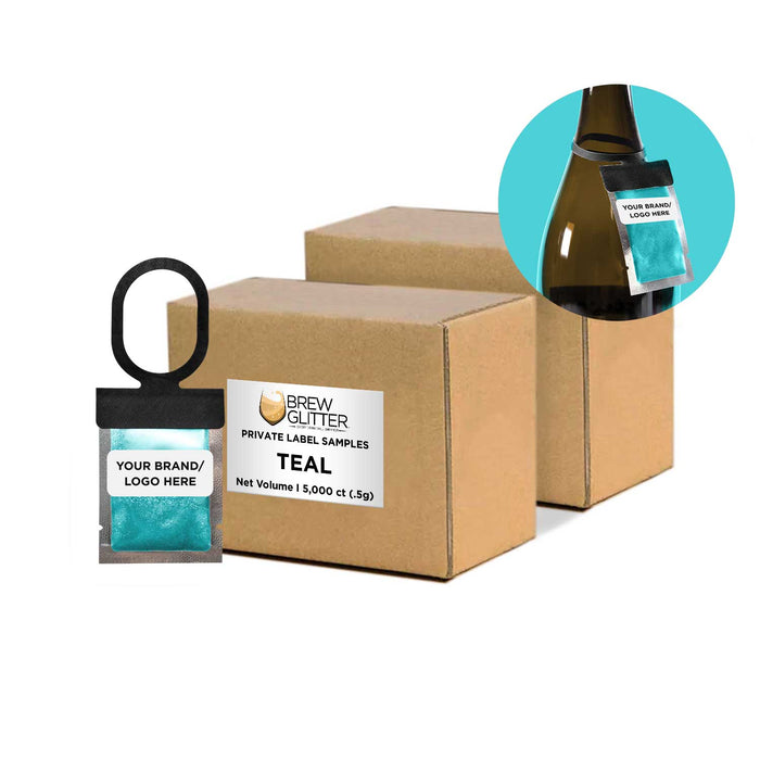 Teal Brew Glitter® Necker | Private Label-Brew Glitter®