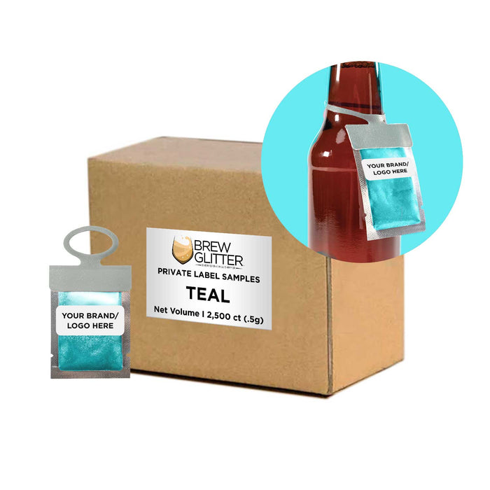 Teal Brew Glitter® Necker | Private Label-Brew Glitter®