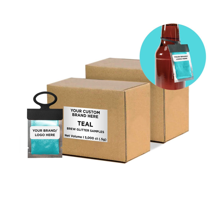 Teal Brew Glitter® Necker | Private Label-Brew Glitter®
