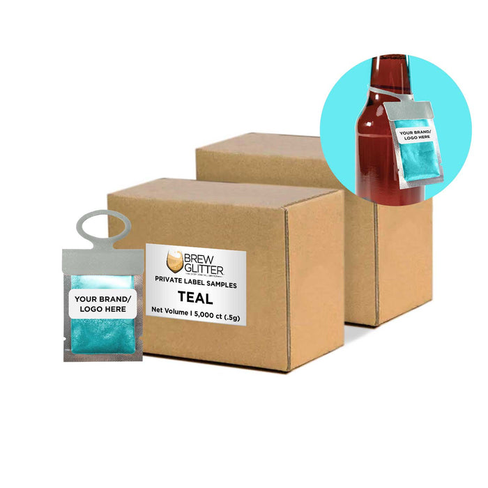 Teal Brew Glitter® Necker | Private Label-Brew Glitter®