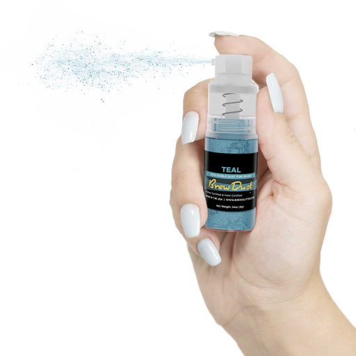 Teal Edible Brew Dust | Mini Spray Pump-Brew Glitter®