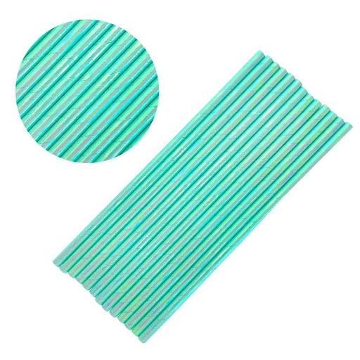 Teal Iridescent Stirring Straws-Brew Glitter®