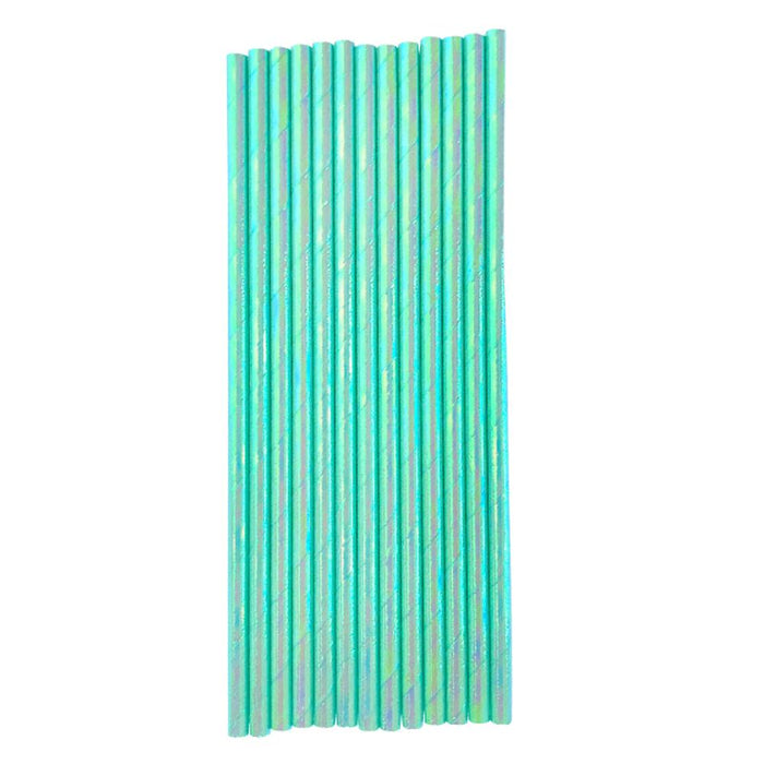 Teal Iridescent Stirring Straws-Brew Glitter®