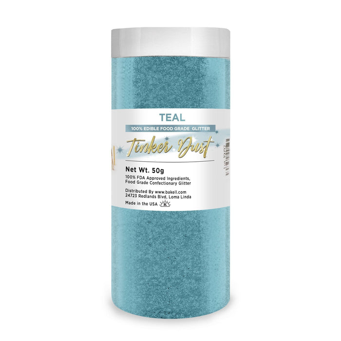 Teal Tinker Dust Food Grade Edible Glitter | Bulk Sizes-Brew Glitter®