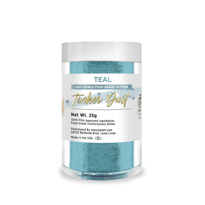 Teal Tinker Dust Food Grade Edible Glitter | Bulk Sizes-Brew Glitter®