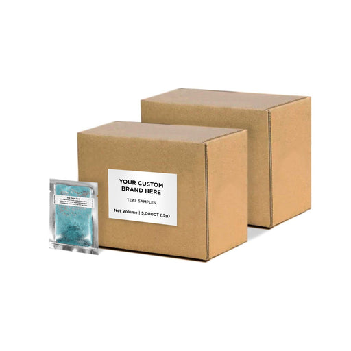 Teal Tinker Dust Sample Packs by the Case | Private Label-Brew Glitter®