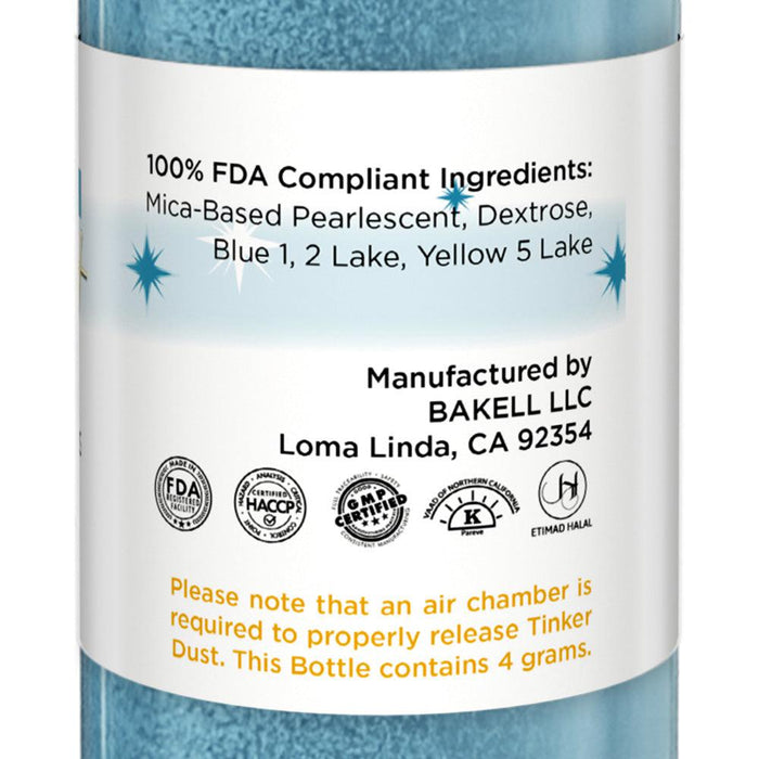Teal Tinker Edible Glitter Spray 4g Pump | Tinker Dust®-Brew Glitter®