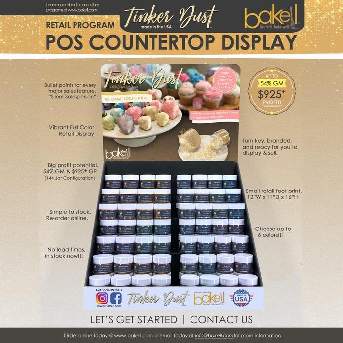 Tinker Dust POS Stand (Stand Only)-Brew Glitter®
