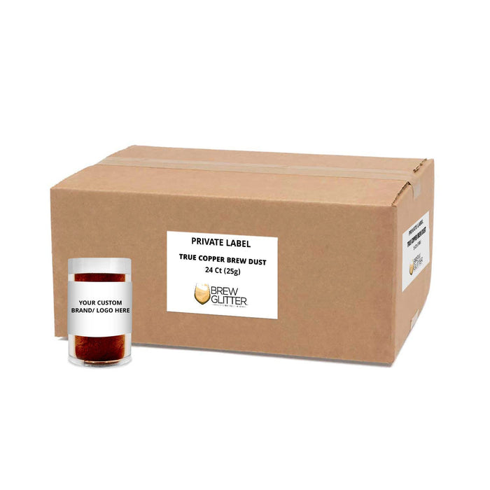 True Copper Brew Dust by the Case | EU Compliant Private Label-Brew Glitter®