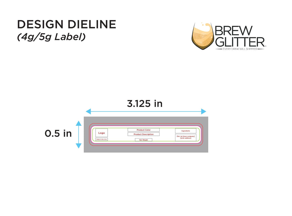 True Copper Brew Glitter® | EU Compliant Private Label-Brew Glitter®