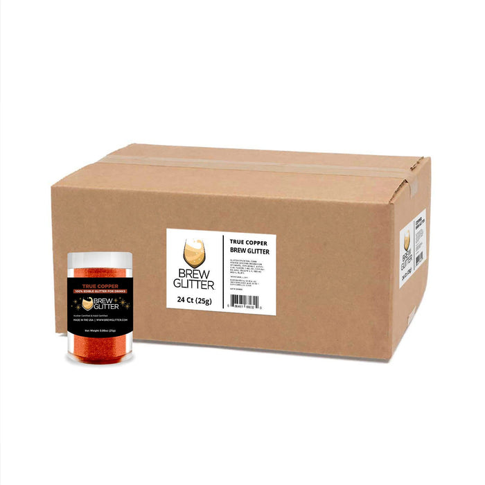True Copper Brew Glitter® by the Case | EU Compliant Wholesale-Brew Glitter®