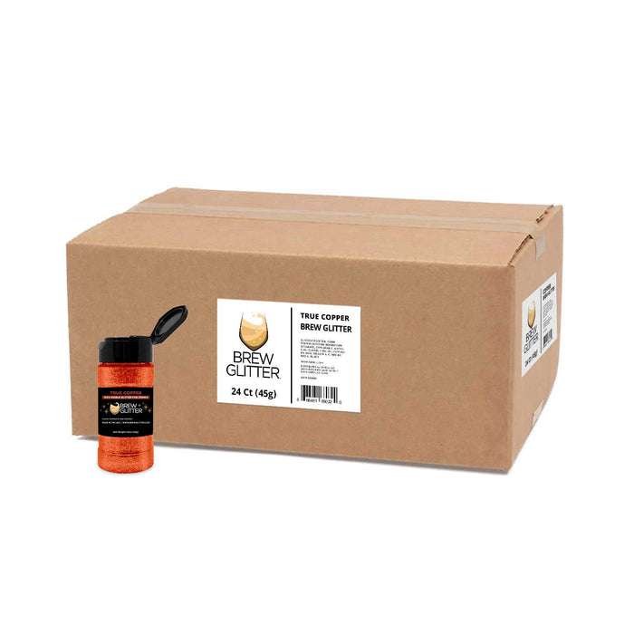 True Copper Brew Glitter® by the Case | EU Compliant Wholesale-Brew Glitter®